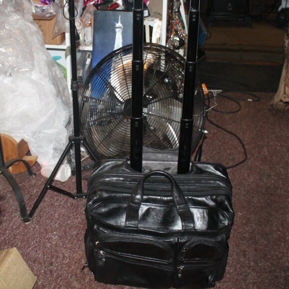 Tumi Alpha Napa 17" Deluxe Expandable Wheeled Travel Weekender Carry On - Picture 2 of 10